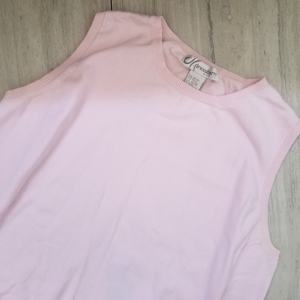 LAST CHANCE! Sleeveless 14/16 Dress Barn sweater